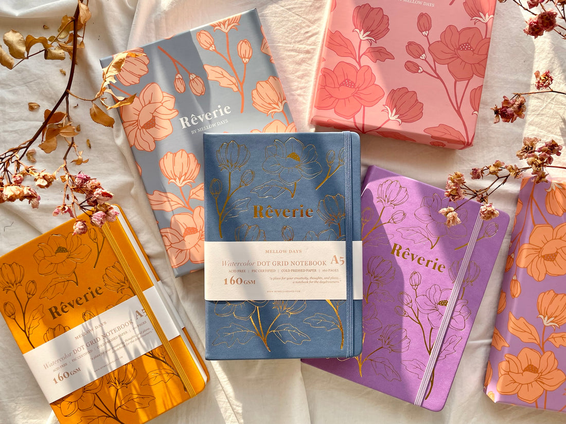 Reverie Watercolor Bullet Journal Floral Collection