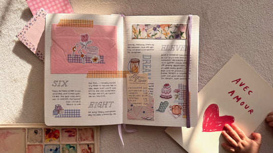 Easy tips for decorating a journal