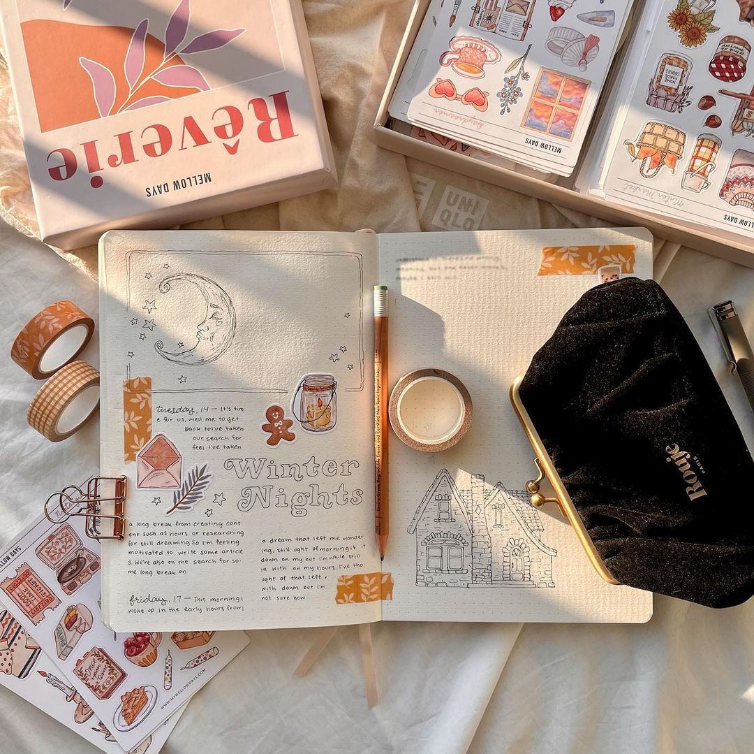 How to create an aesthetic bullet journal layout
