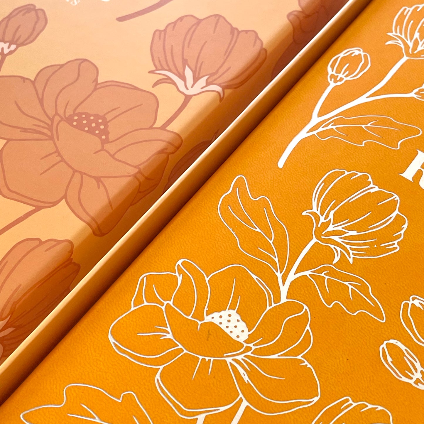Floral Reverie Yellow Saffron - Silver Gilded