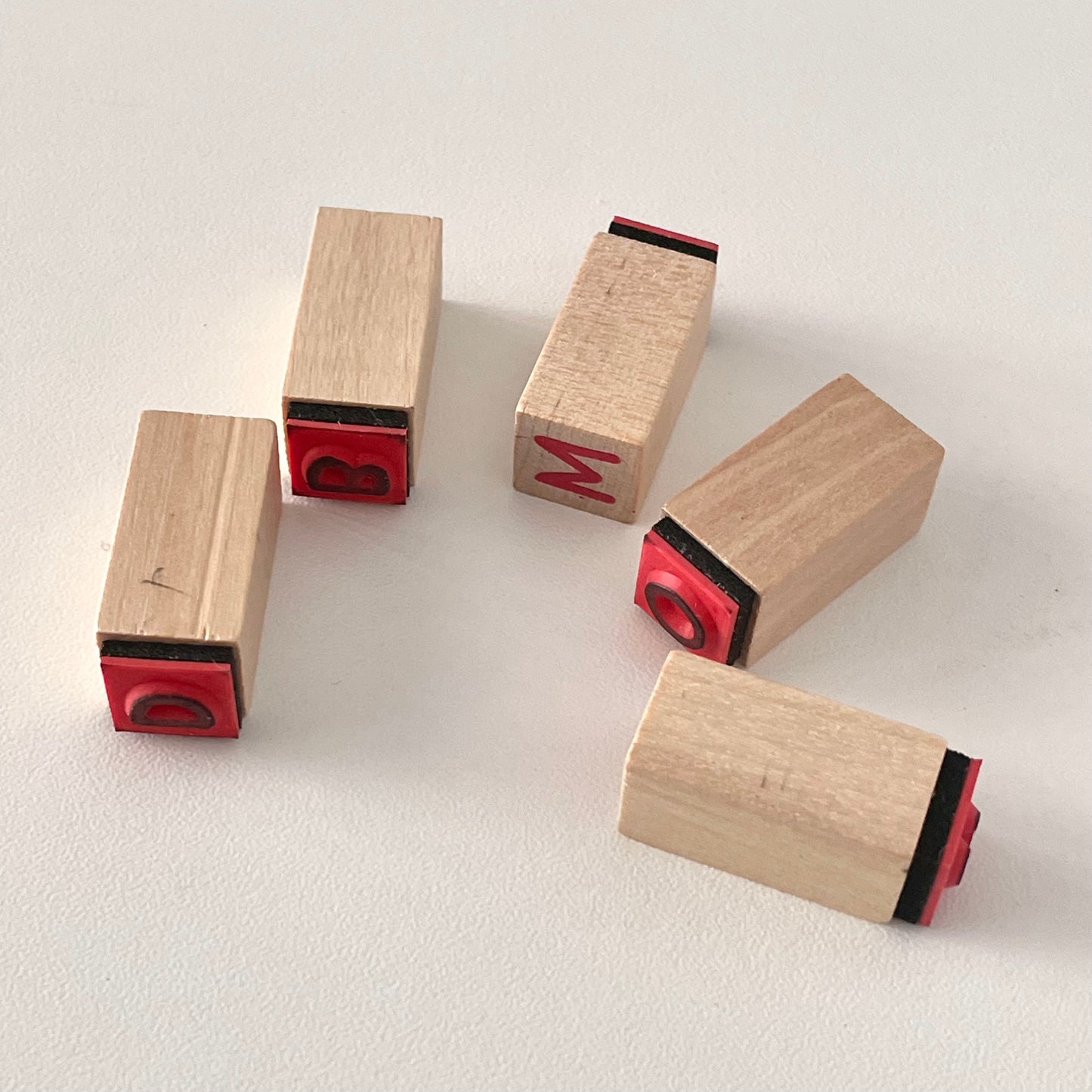 30 Wooden Stamps