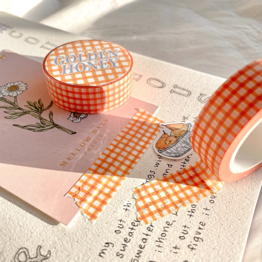 Golden Honey Washi Tape
