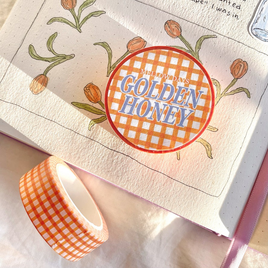Golden Honey Washi Tape