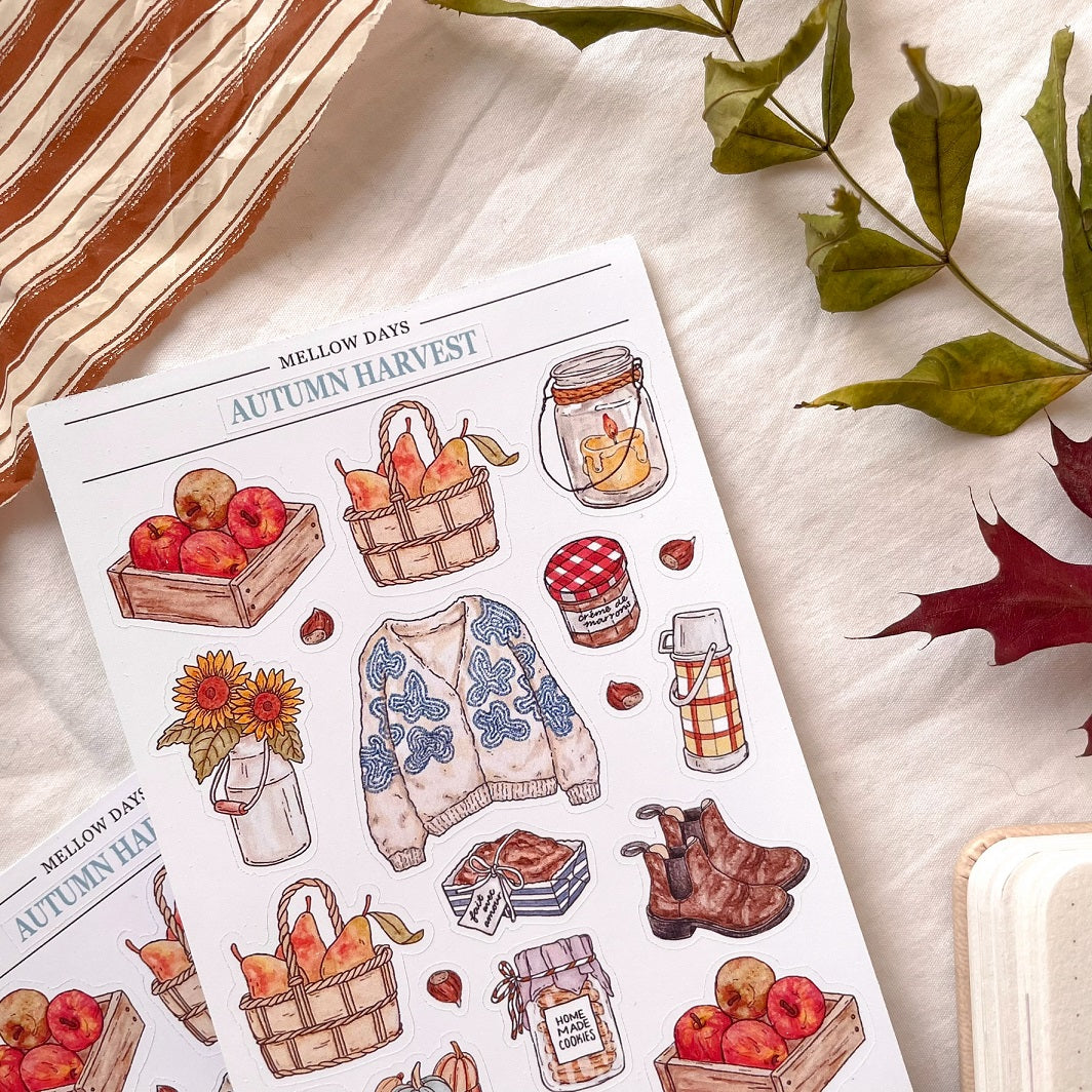 Autumn Harvest Sticker Sheet