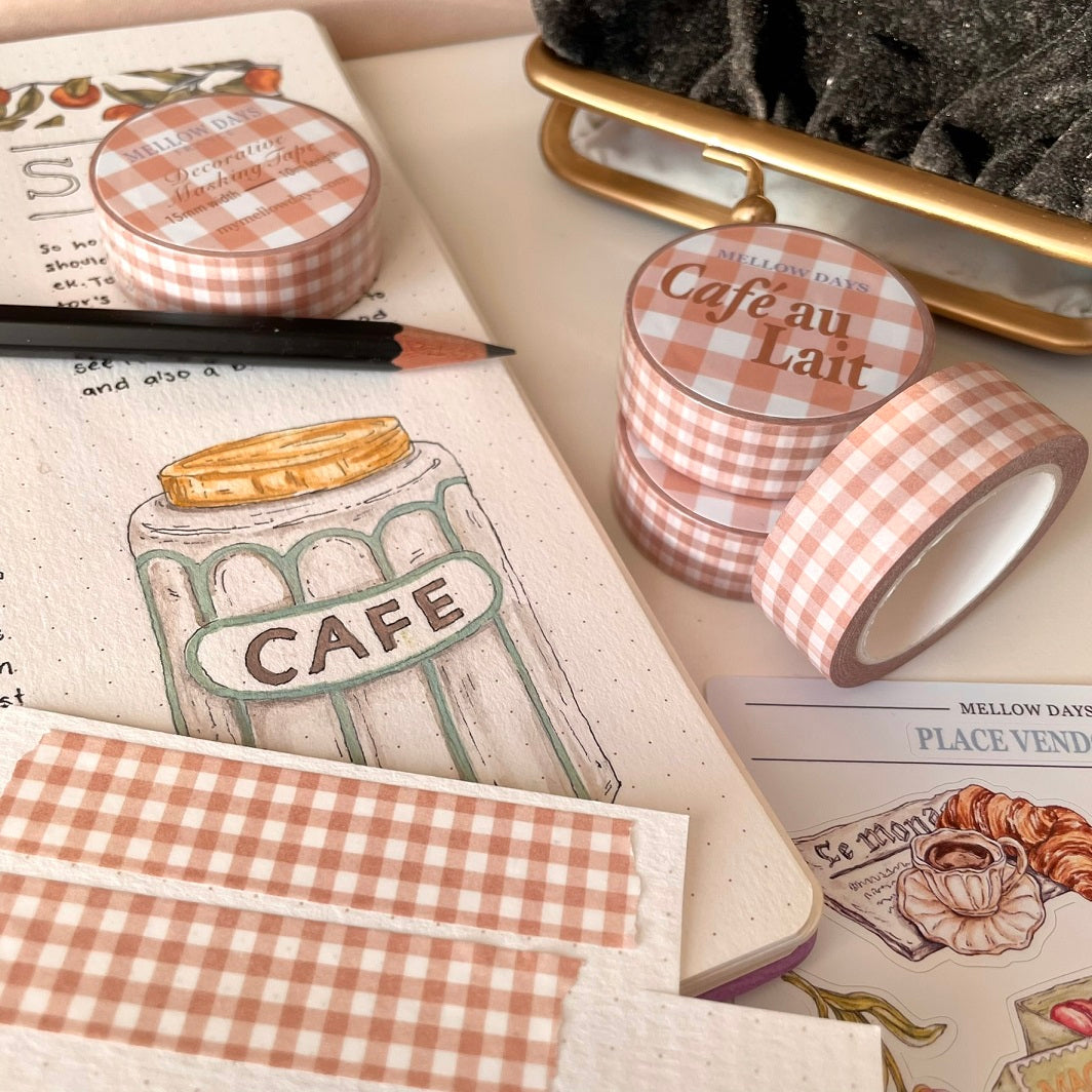 Cafe au Lait Washi Tape