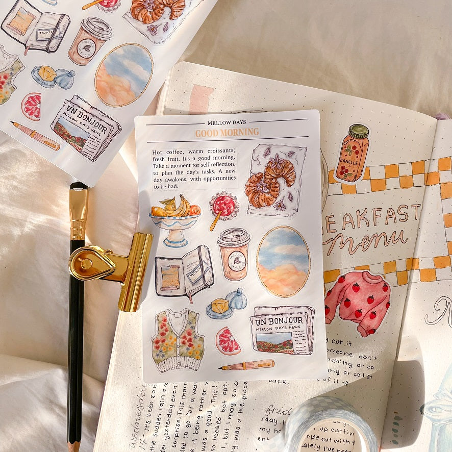 Good Morning Sticker Sheet