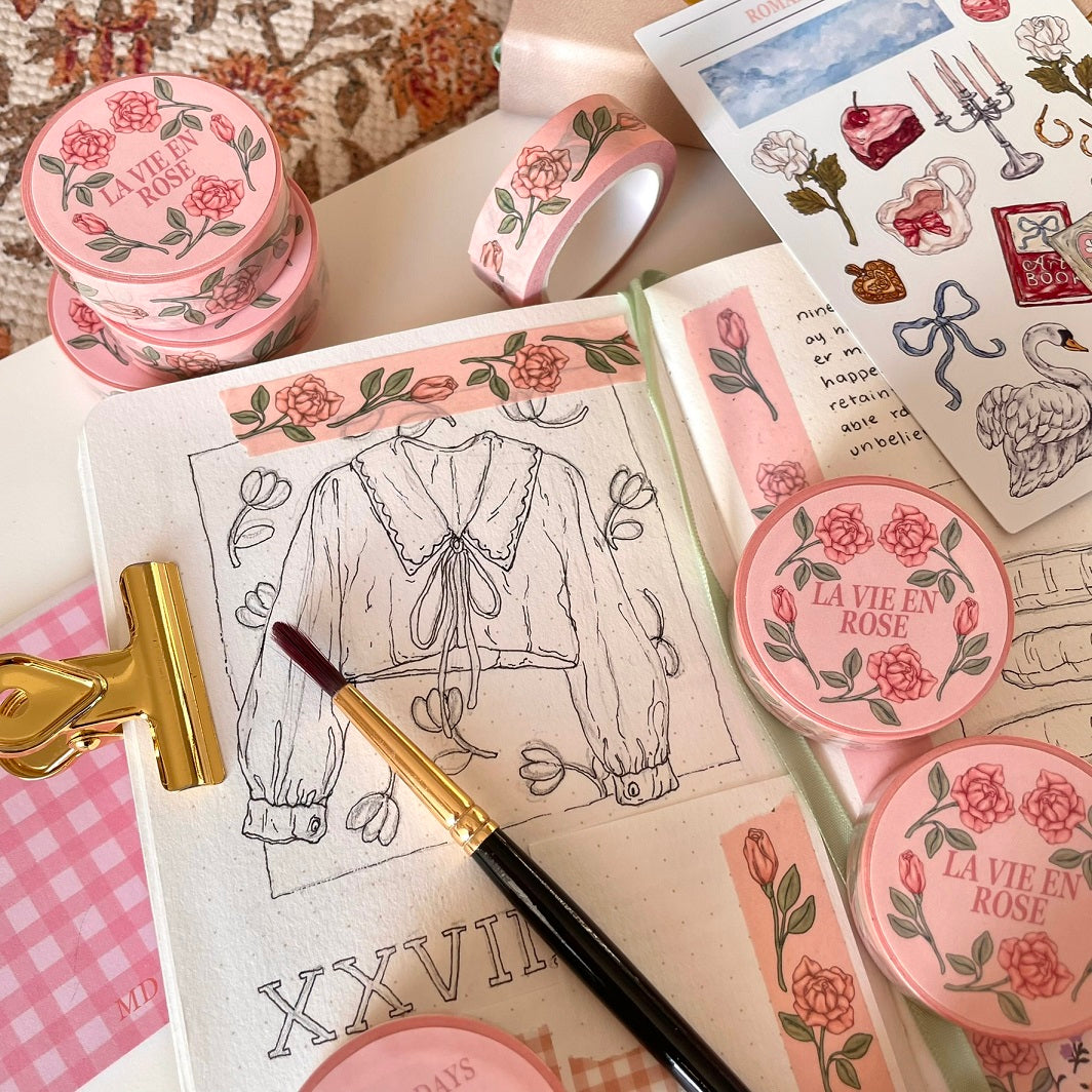 La Vie En Rose Washi Tape