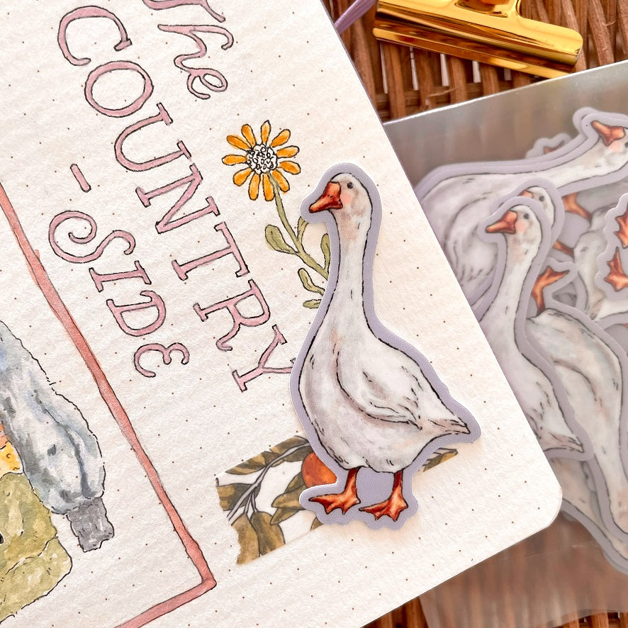 Phyllis The Goose Vinyl Sticker