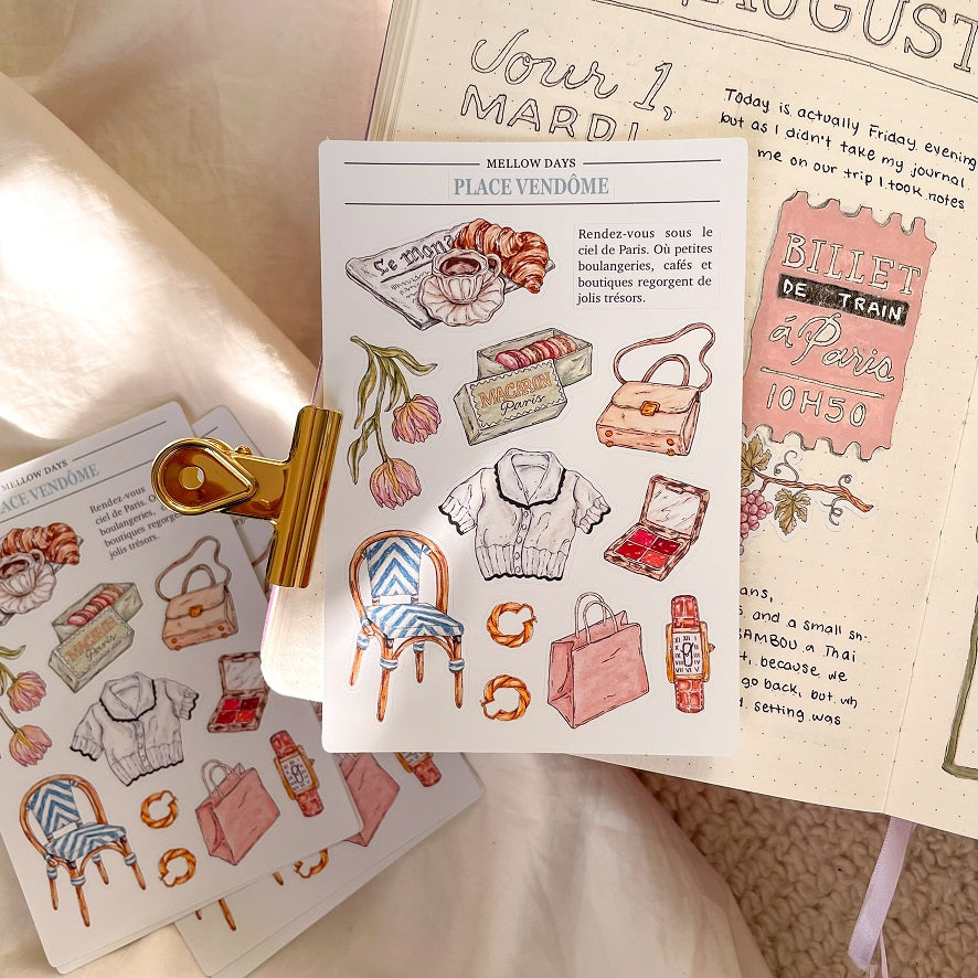 Place Vendôme Sticker Sheet
