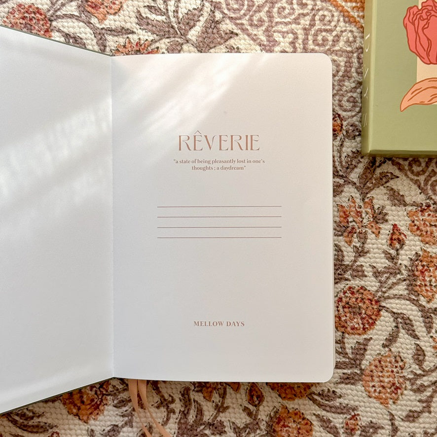 Rêverie Journal - "Tulip Collection" Sage Green