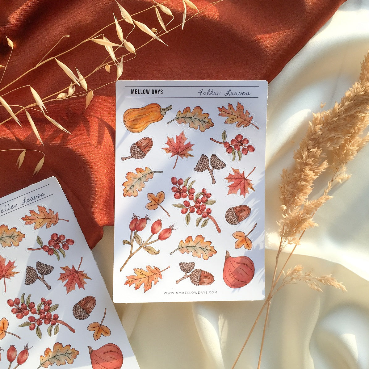Fallen Leaves Sticker Sheet