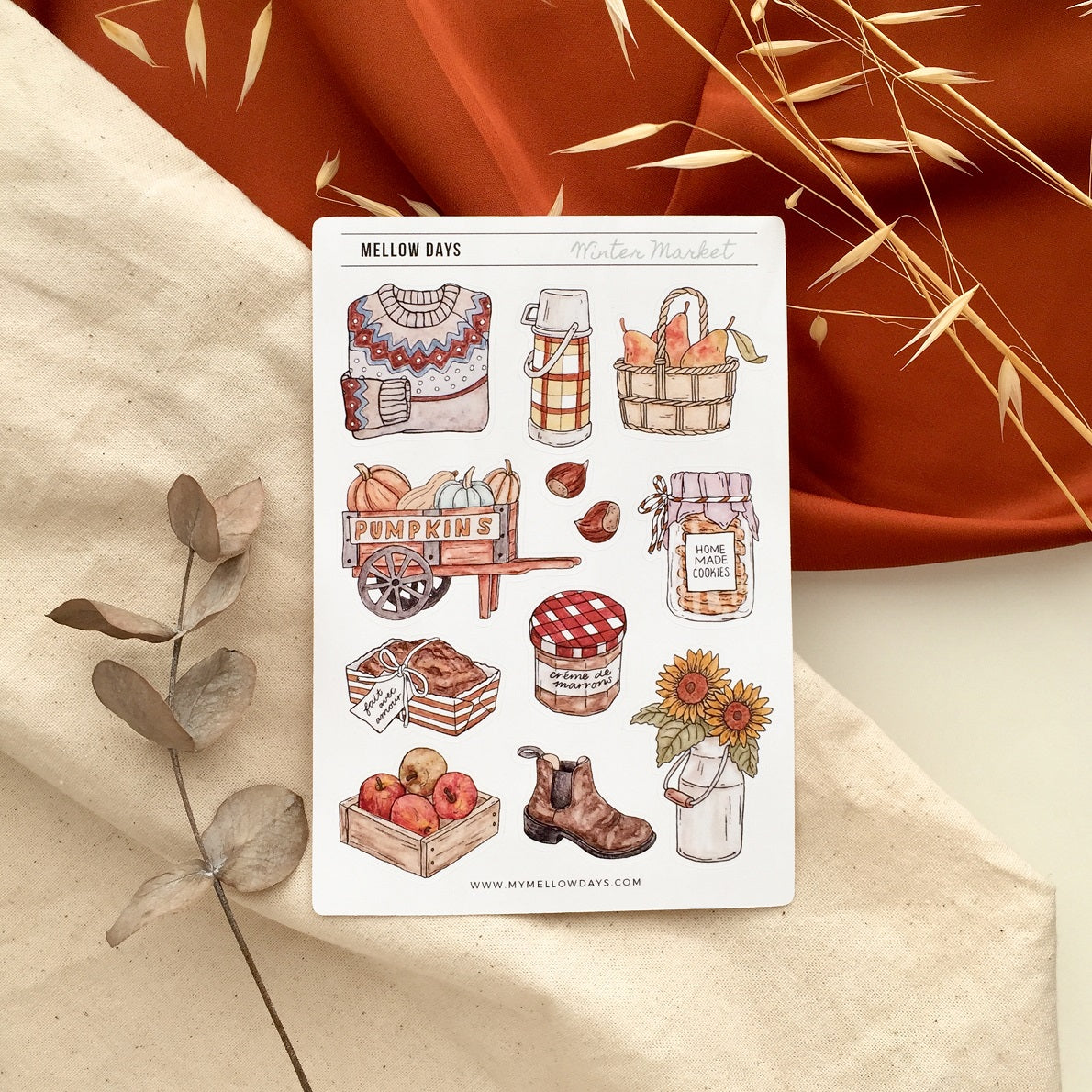 Handmade Sticker Sheets