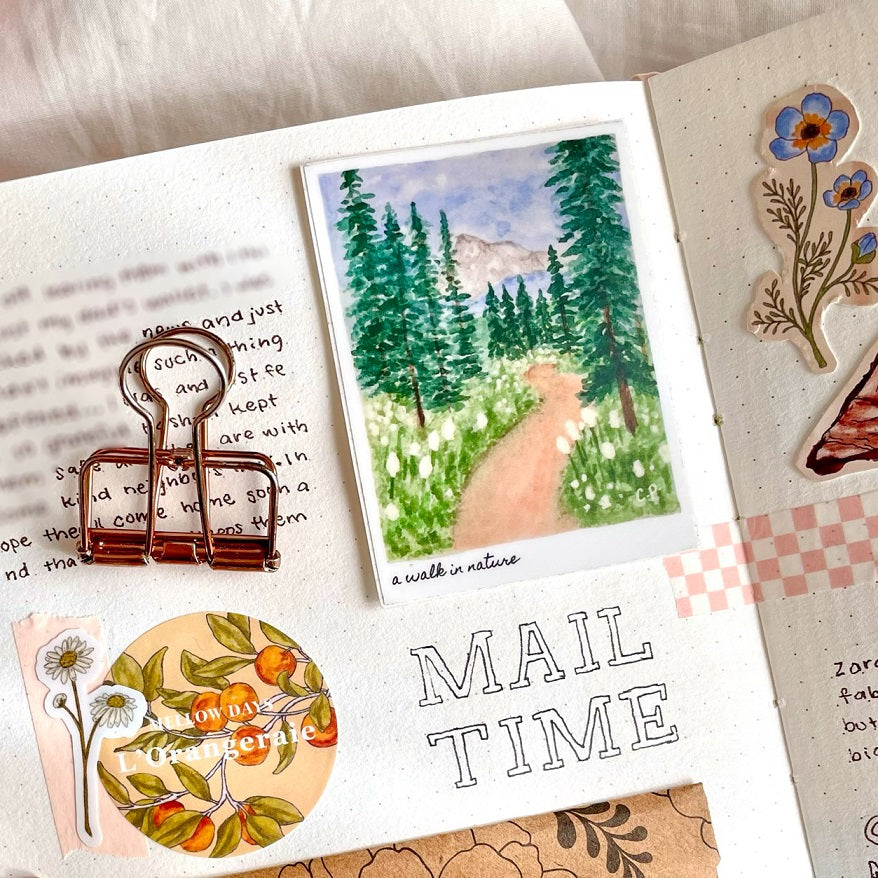 A Walk In Nature Vinyl Sticker