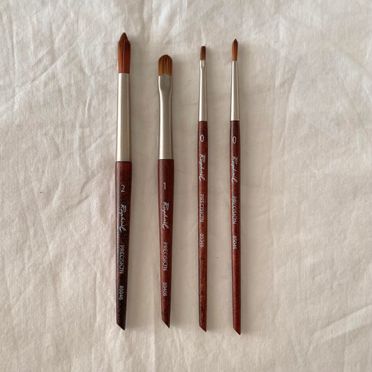 Set of 4 Raphael Paint Brushes