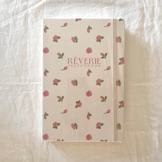 Pink Floral Reverie Sketchbook