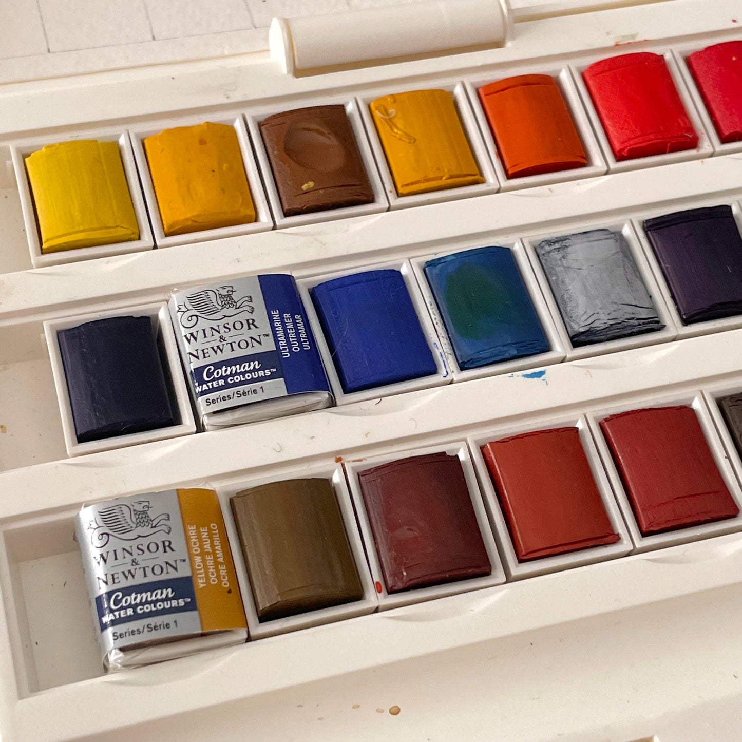 Winsor and Newton Watercolor Palette