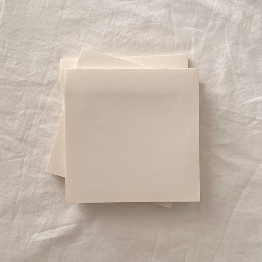 50 Cream Paper Sticky Notes