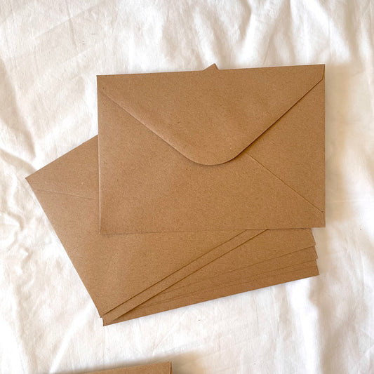 Rectangular Brown Kraft Envelopes