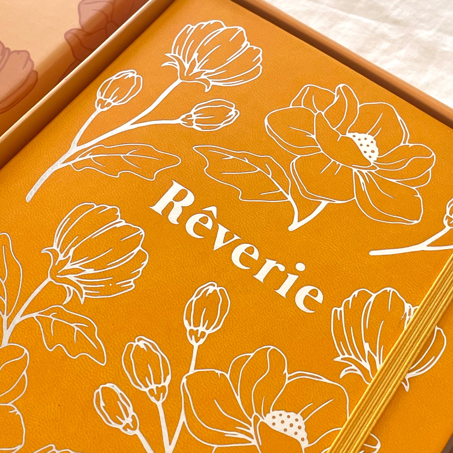 Floral Reverie Yellow Saffron - Silver Gilded