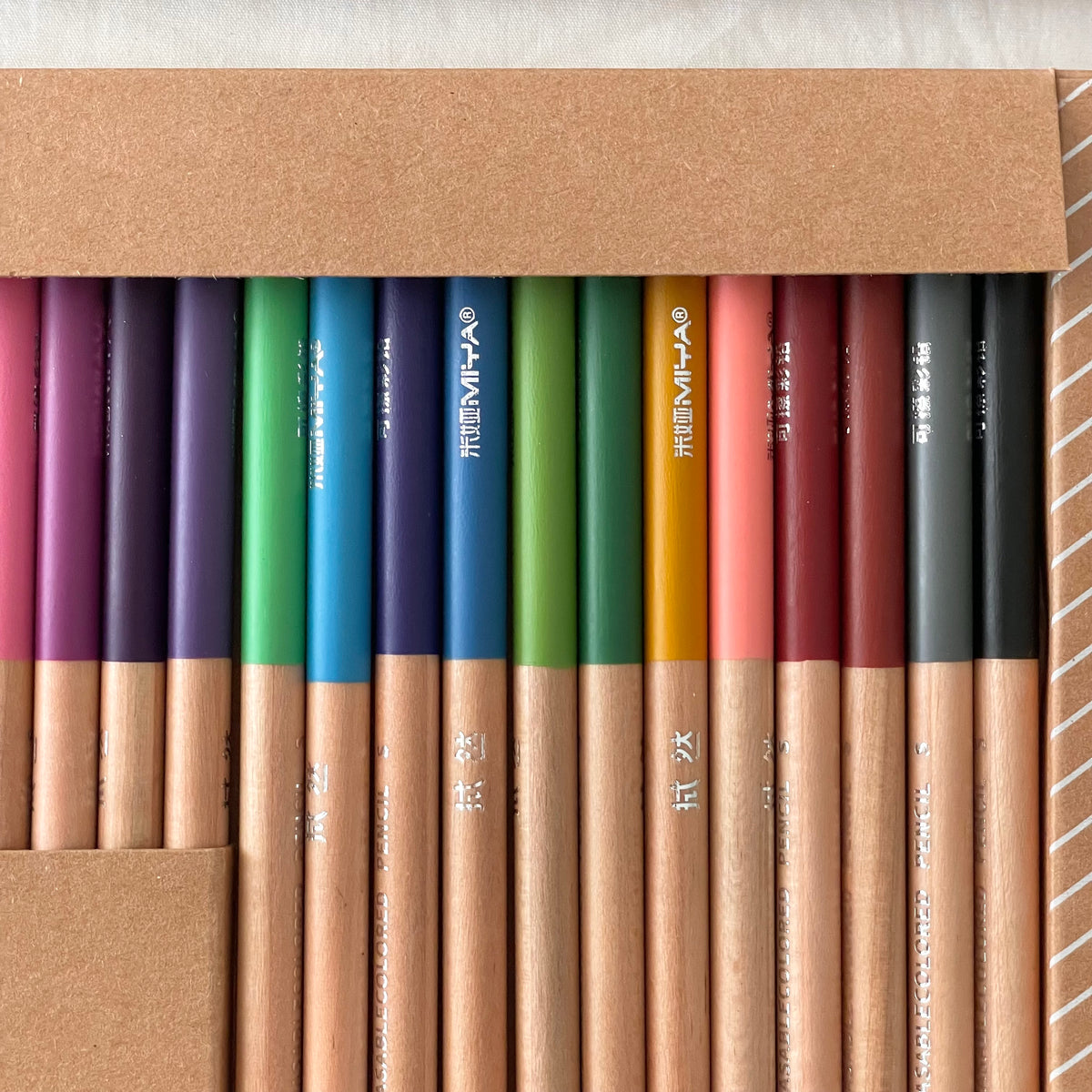 MIYA 24 Erasable Colored Pencils