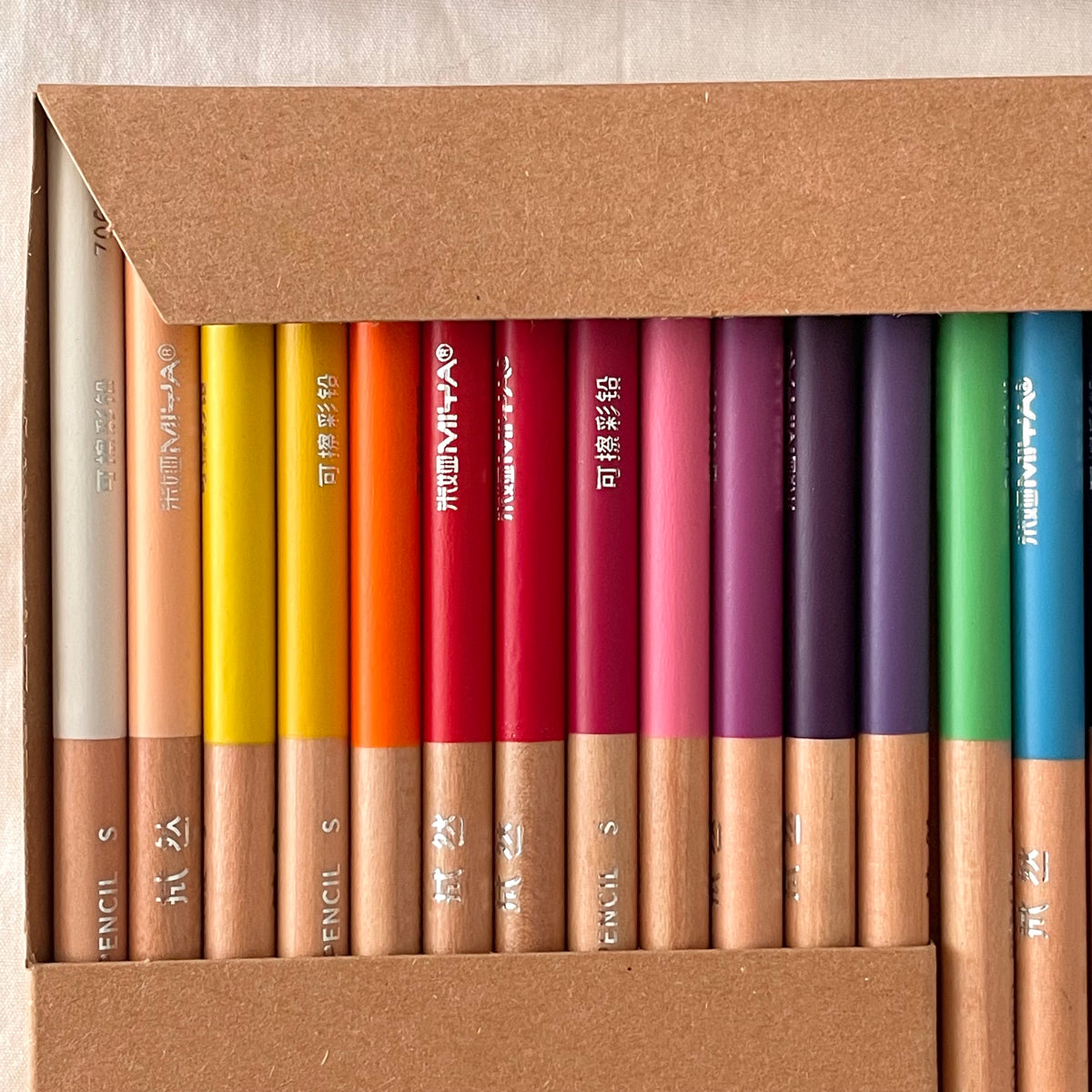 MIYA 24 Erasable Colored Pencils