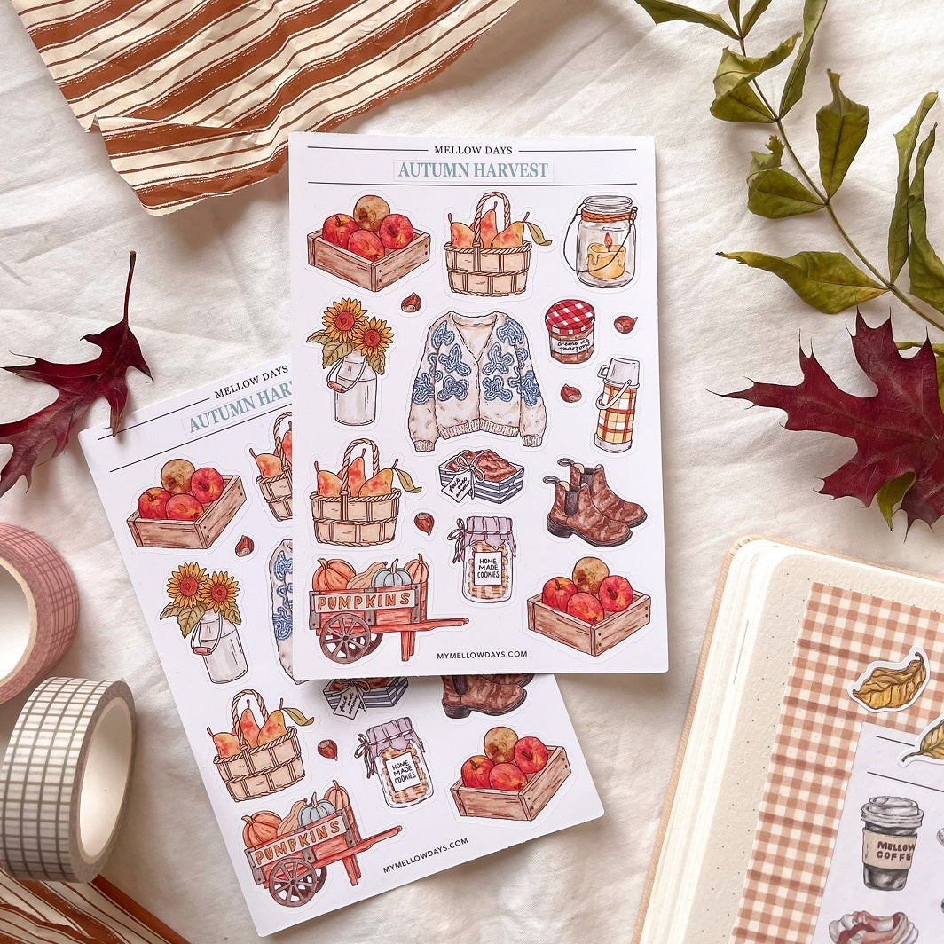 Autumn Harvest Sticker Sheet