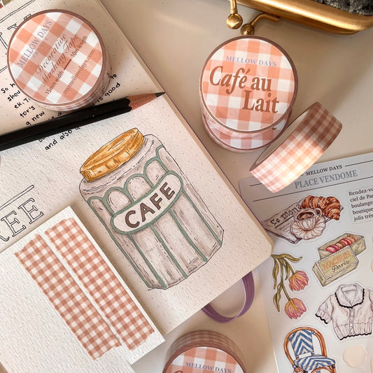 Cafe au Lait Washi Tape