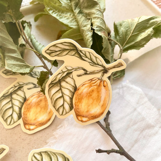 Lemon Branch Vinyl Sticker