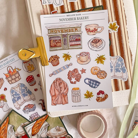 November Bakery Sticker Sheet
