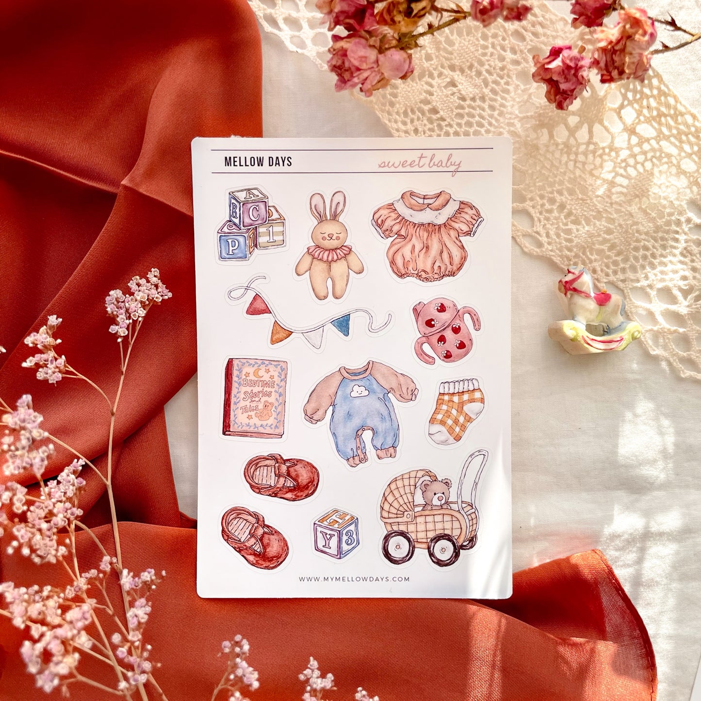 Handmade Sticker Sheets
